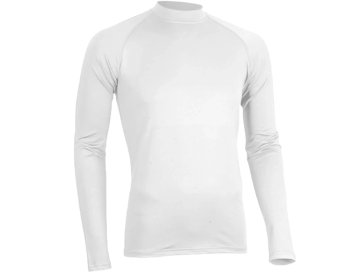 Avento Base Layer Lange Mouw Heren Shirt - Wit/Zilver 3 Avento Base Layer Lange Mouw Heren Shirt - Wit/Zilver
