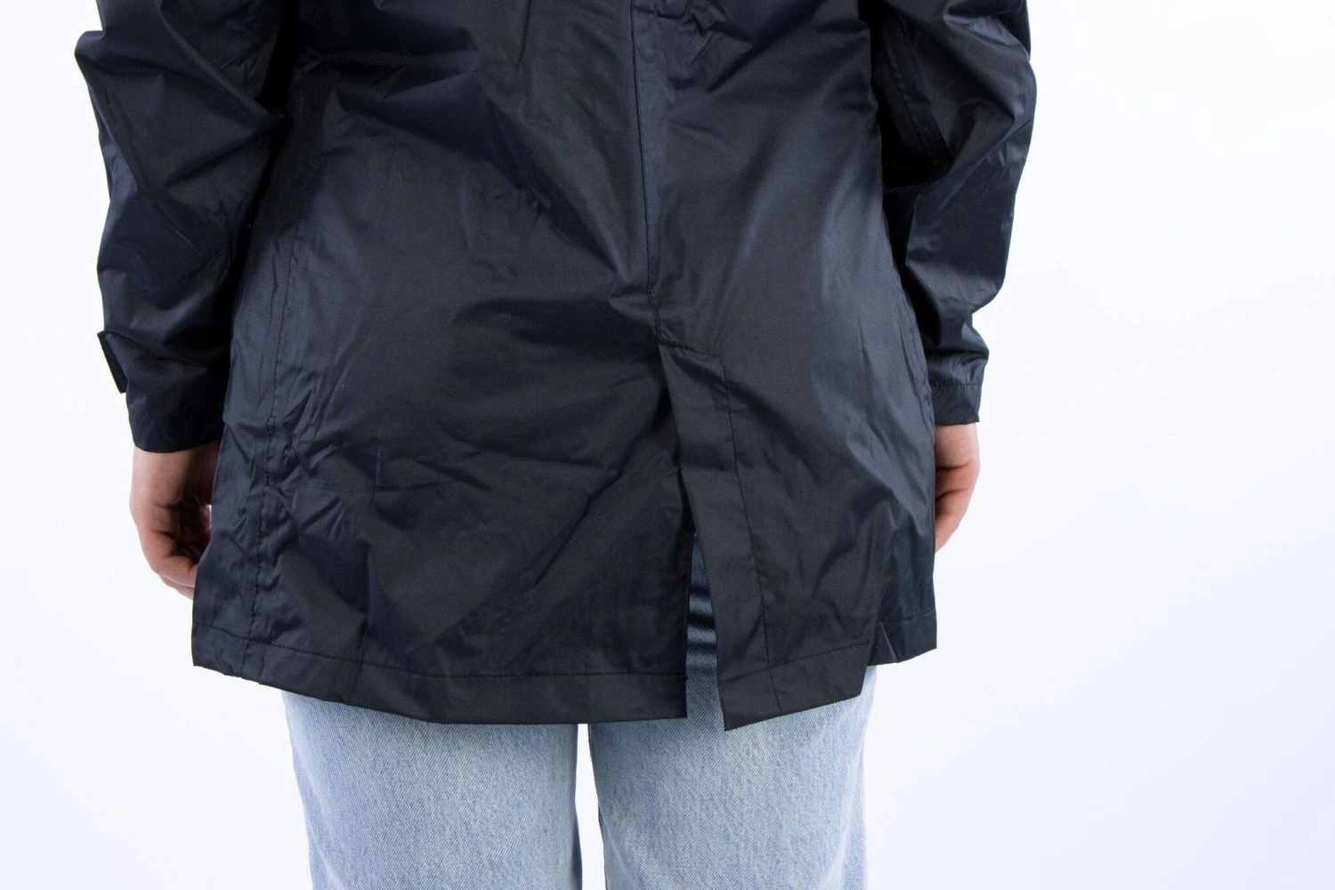 Ralka Lange Dames Regen Jas Deluxe - Zwart/Aqua 8 Ralka Lange Dames Regen Jas Deluxe - Zwart/Aqua - Afbeelding 6