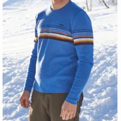 Ivanhoe Retro-Hang Loose Blue Wollen Trui -Kampeerartikelen Korting 1c100c36598322aa