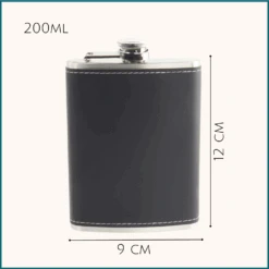 Orange85 Flacon Heupfles - Black -Kampeerartikelen Korting 1f58371c4455635b