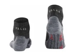 Falke TK5 Short Dames Wandelsokken - Grey -Kampeerartikelen Korting 233827 falke tk5 short dames wandelsokken grijs achterkant ecommerce