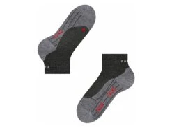 Falke TK5 Short Dames Wandelsokken - Grey -Kampeerartikelen Korting 233827 falke tk5 short dames wandelsokken grijs plat ecommerce