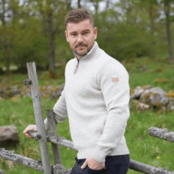 Ivanhoe Elm Coffee Bean Half Zip Wollen Heren Trui -Kampeerartikelen Korting 246b0040ebeff9a4