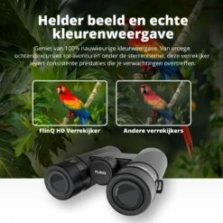 FlinQ HD Verrekijker - Black -Kampeerartikelen Korting 30b82a5cf2cce813