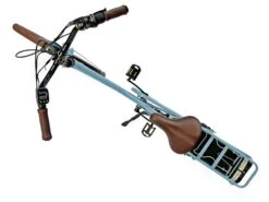 Merkloos Villette Vintage Retro Elektrische Fiets - Light Blue -Kampeerartikelen Korting 317bbd403020f08a