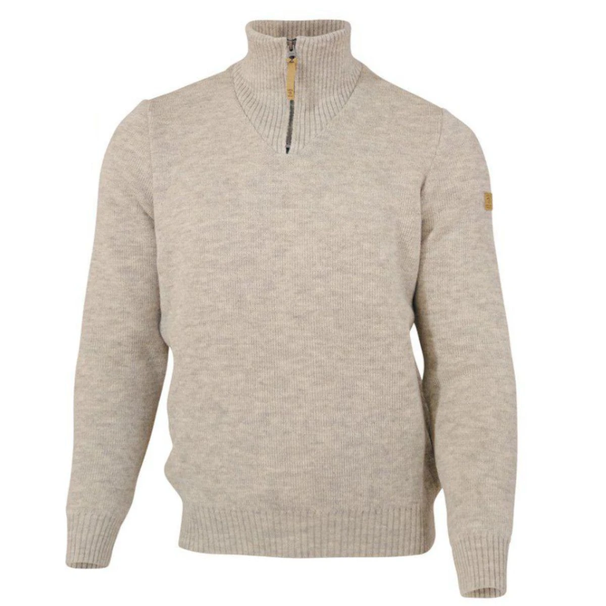 Ivanhoe Trui NLS Elm Birch Half Zip Ongeverfde Wol 3 Ivanhoe Trui NLS Elm Birch Half Zip Ongeverfde Wol