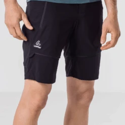 Loeffler Trekking Heren Afrits Wandelbroek - Black -Kampeerartikelen Korting 354bdbcb3362912d