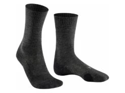 Falke TK2 Wool Heren Wandelsokken - Antracite -Kampeerartikelen Korting 391240 falke tk2 wool heren wandelsokken antraciet zijkant ecommerce
