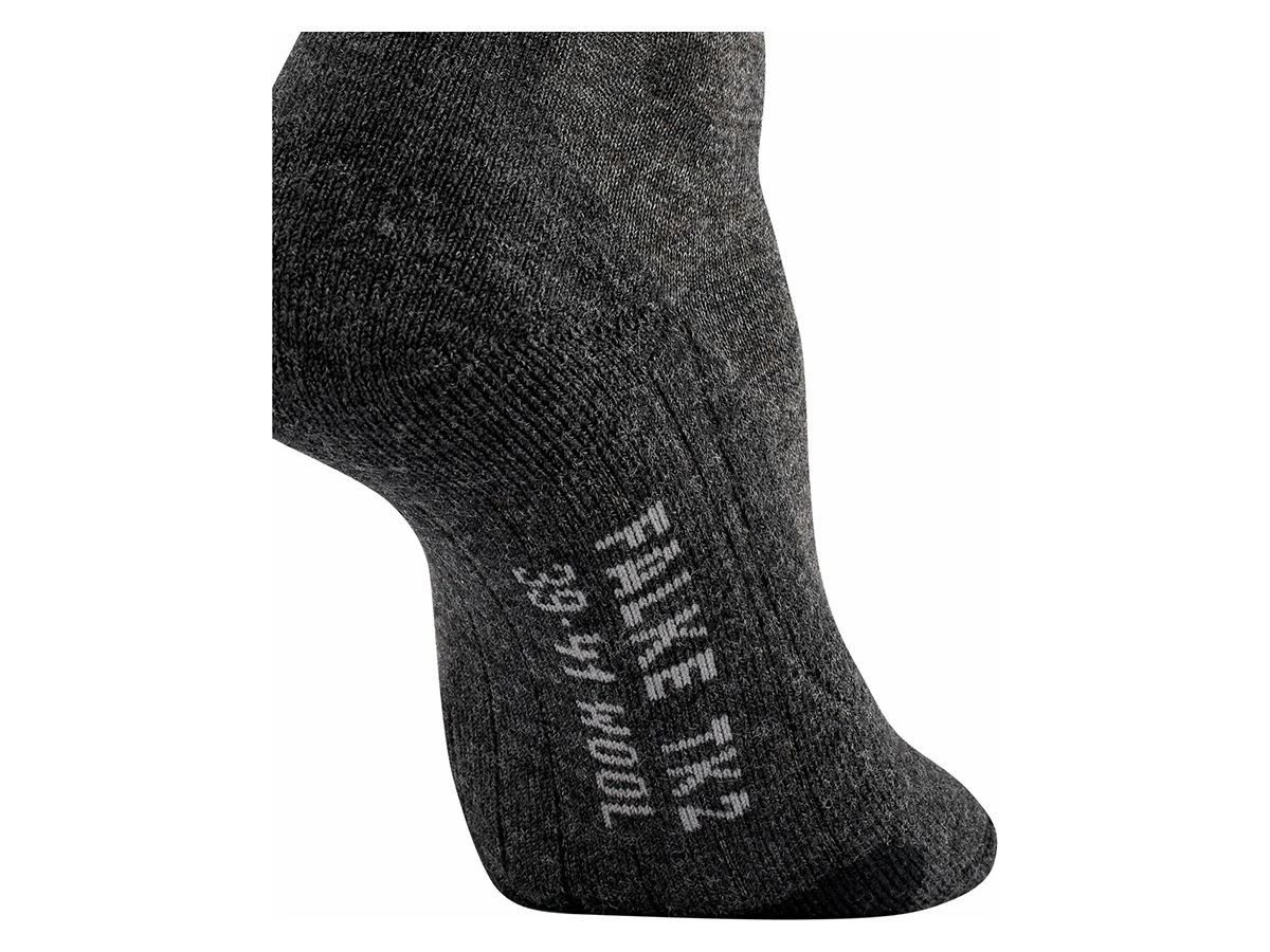 Falke TK2 Wool Dames Wandelsokken - Antracite 6 Falke TK2 Wool Dames Wandelsokken - Antracite - Afbeelding 4