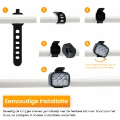 R2B Oplaadbare USB-C Fietslampen 10 R2B Oplaadbare USB-C Fietslampen -Kampeerartikelen Korting 3c4c6a3cbb89378f
