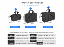 Hikr Reistas 45x35x20 Cm Weekendtas - Purple 11 Hikr Reistas 45x35x20 Cm Weekendtas - Purple -Kampeerartikelen Korting 3cfd9db1109dd163