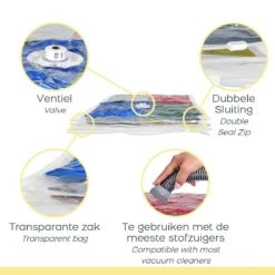 Merkloos Space Buddy Set Van 2 Vacuümzakken 13 Merkloos Space Buddy Set Van 2 Vacuümzakken -Kampeerartikelen Korting 410222d393e43335