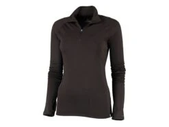 Nomad Rough Zip Dames Thermoshirt - Black