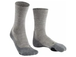 Falke TK2 Wool Dames Wandelsokken - Grey -Kampeerartikelen Korting 472492 falke tk2 wool w wandelsokken grijs zijkant ecommerce