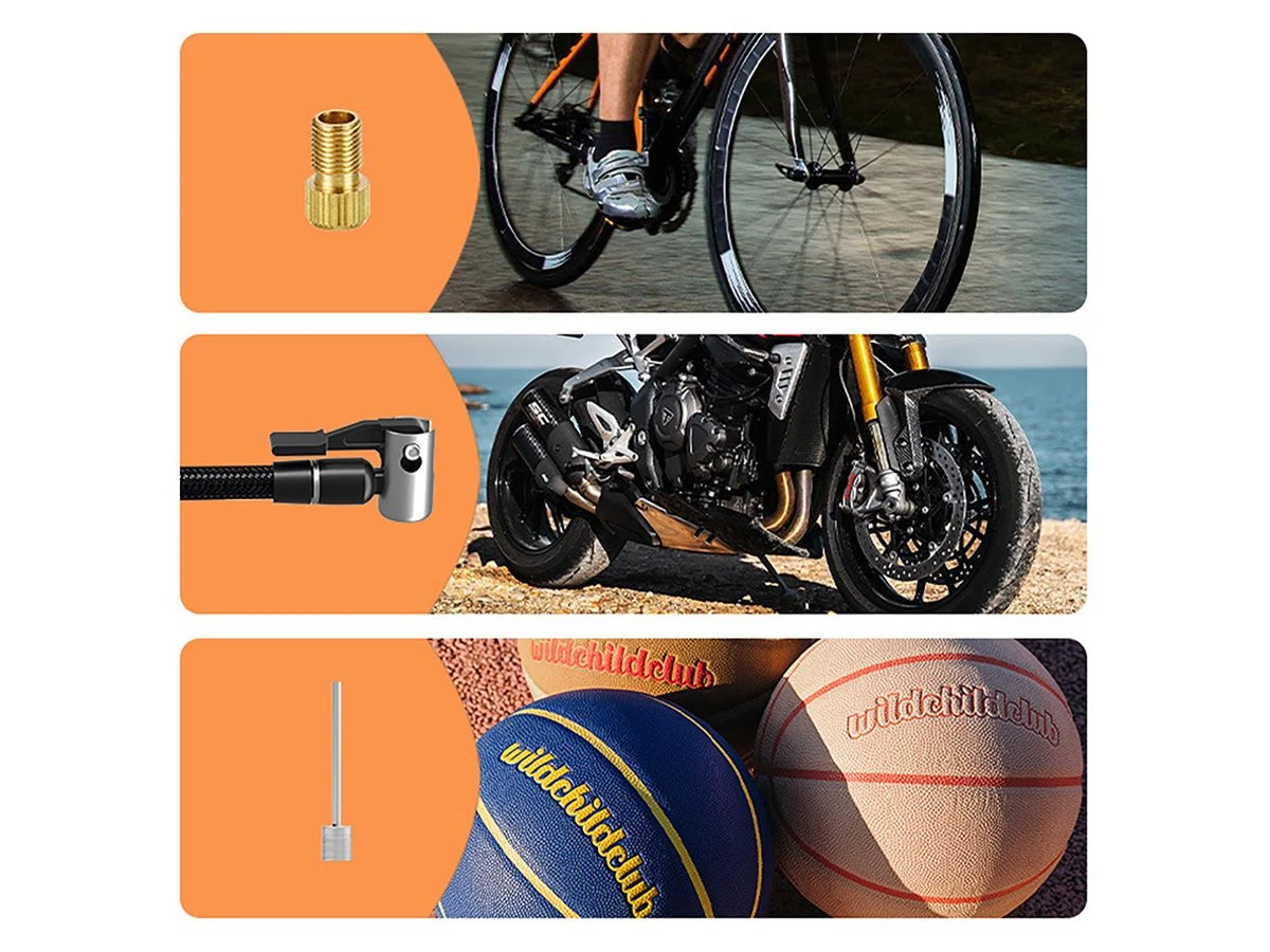 Merkloos Tireboost TBS 2 Mini Elektrische Fietspomp 5 Merkloos Tireboost TBS 2 Mini Elektrische Fietspomp - Afbeelding 3