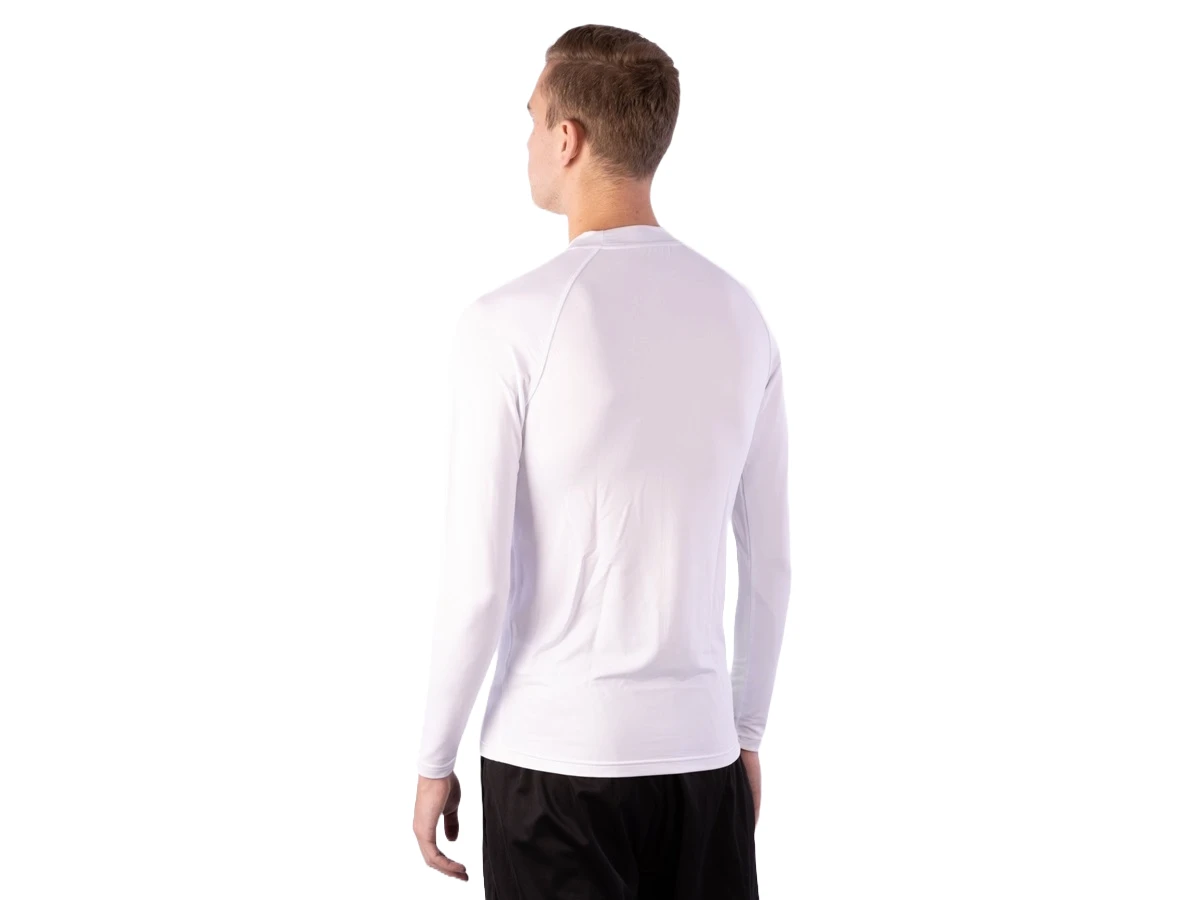 Avento Base Layer Lange Mouw Heren Shirt - Wit/Zilver 5 Avento Base Layer Lange Mouw Heren Shirt - Wit/Zilver - Afbeelding 3