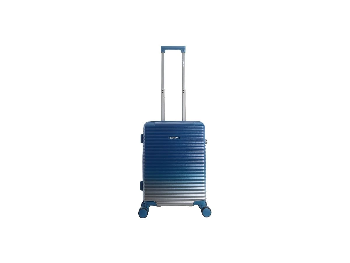 Saxoline Blue Elite 55 Cm Reiskoffer - Blauw 3 Saxoline Blue Elite 55 Cm Reiskoffer - Blauw