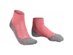 Falke TK5 Short Dames Wandelsokken - Red -Kampeerartikelen Korting 528404 falke tk5 short dames wandelsokken roze zijkant ecommerce