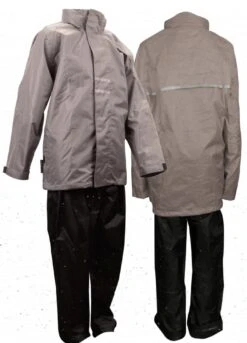 Ralka Kinder Regenpak - Grijs/Zwart