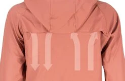 Ralka Mizzle Dames Regenjas - Roze/Wit -Kampeerartikelen Korting 55a4b1c56ea097ca