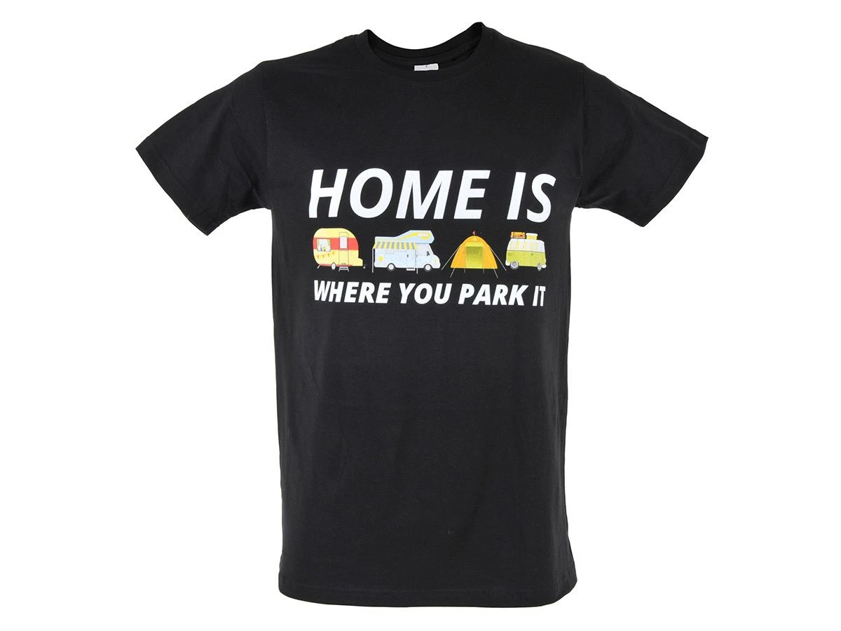 Obelink Home Is Where You Park It T-shirt - Black 3 Obelink Home Is Where You Park It T-shirt - Black