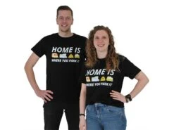 Obelink Home Is Where You Park It T-shirt - Black 13 Obelink Home Is Where You Park It T-shirt - Black -Kampeerartikelen Korting 586087 obelink home is t shirt zwart duo ecommerce
