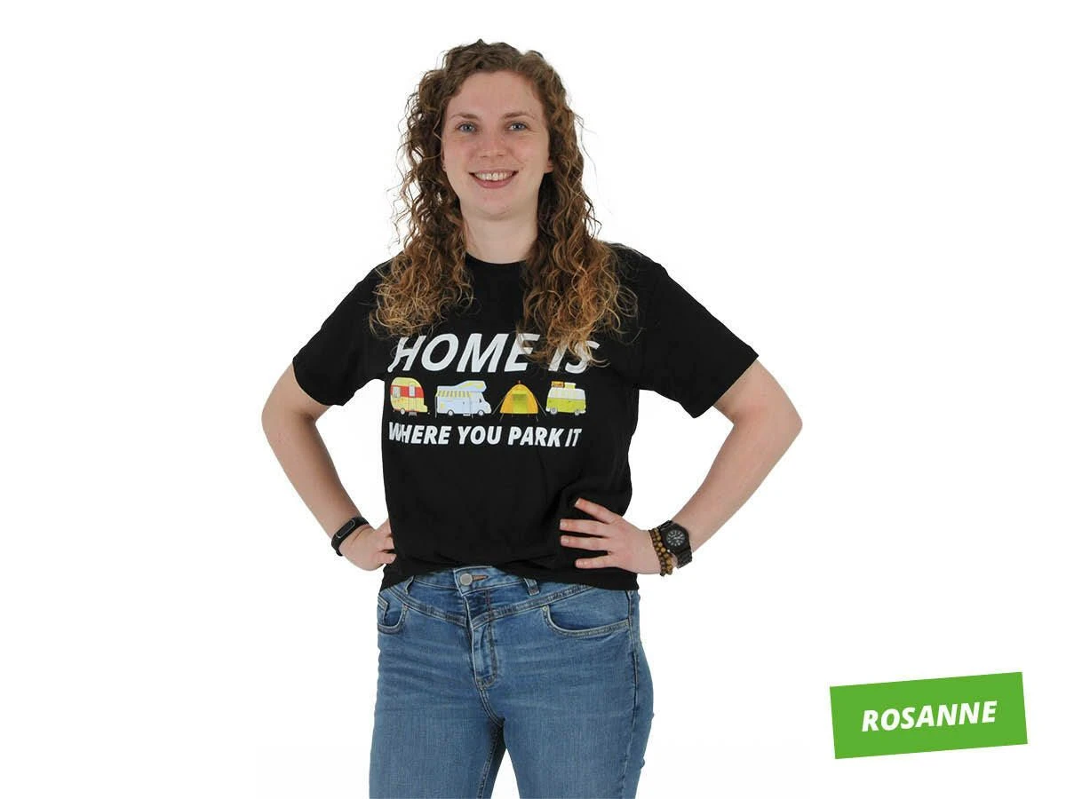 Obelink Home Is Where You Park It T-shirt - Black 7 Obelink Home Is Where You Park It T-shirt - Black - Afbeelding 5