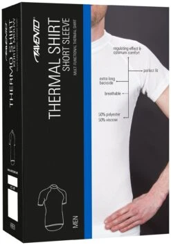 Avento Thermoshirt Korte Mouw Heren - Wit -Kampeerartikelen Korting 59a7e8dd2e315675