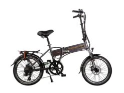 Lacros Trotter T200 Matgrijs 13,6Ah Elektrische Vouwfiets