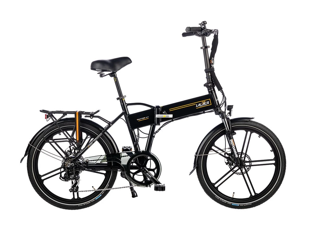 Lacros Trotter T400XL Matzwart 13,6Ah Elektrische Vouwfiets 3 Lacros Trotter T400XL Matzwart 13,6Ah Elektrische Vouwfiets