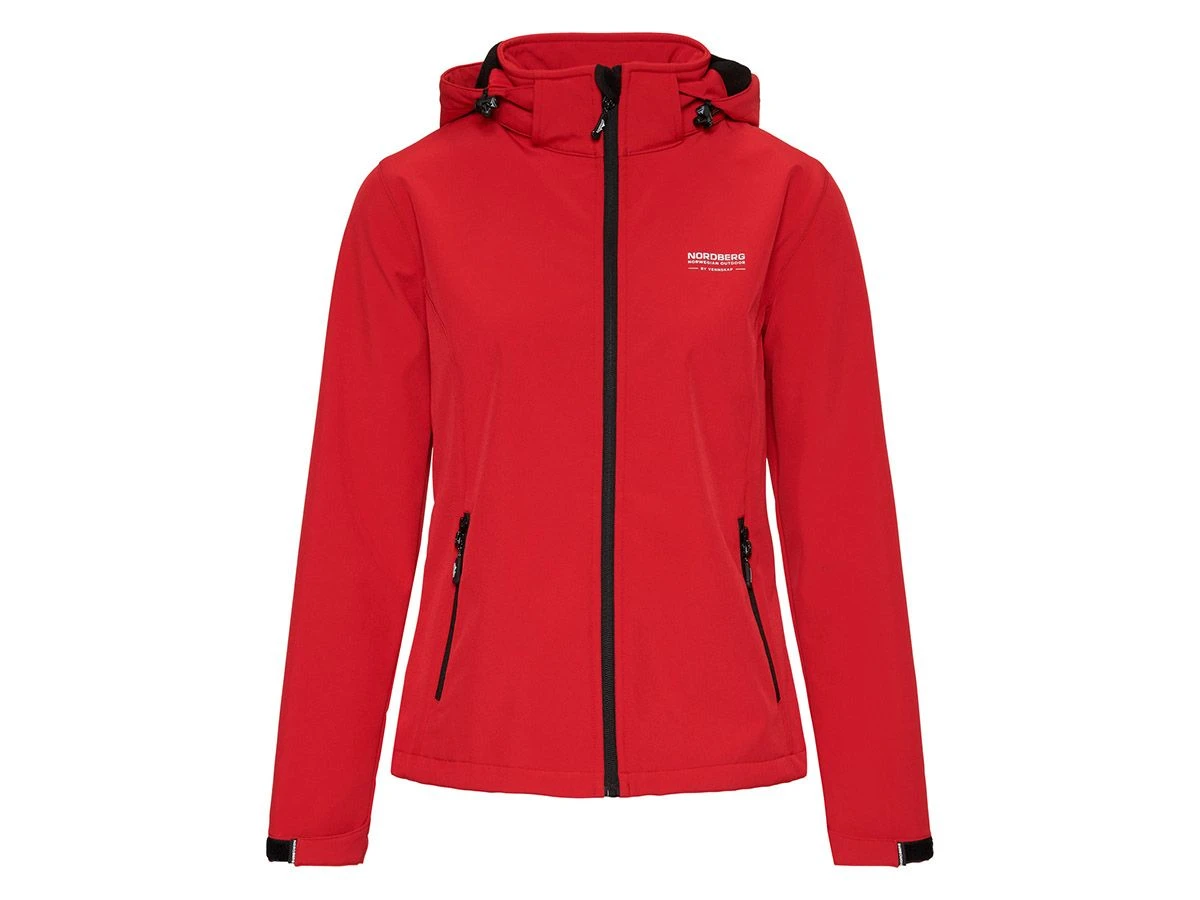 Nordberg Ingrida Red Dames Softshell Jas 3 Nordberg Ingrida Red Dames Softshell Jas