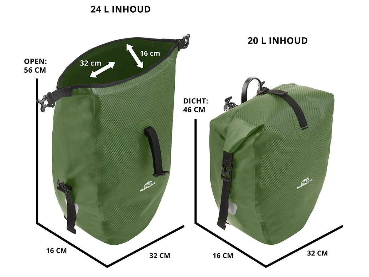 Dutch Mountains 24 Liter Enkele Fietstas 8 Dutch Mountains 24 Liter Enkele Fietstas - Afbeelding 6