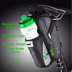 Decopatent Zwarte Zadeltas Met Bidonhouder -Kampeerartikelen Korting 628251fed842b1.10974646