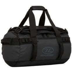 Merkloos Highlander Storm Kitbag 30 Zwarte Sporttas