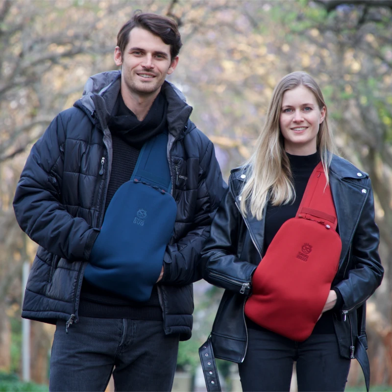 Merkloos Snugbud Classic Blauw/rode Rugzak Met Warmte Kruik 6 Merkloos Snugbud Classic Blauw/rode Rugzak Met Warmte Kruik - Afbeelding 4