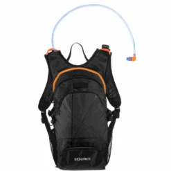 Merkloos Source Fuse 3 + 9 Liter Zwart/oranje Rugzak - Hydration Pack