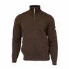 Ivanhoe Elm Coffee Bean Half Zip Wollen Heren Trui