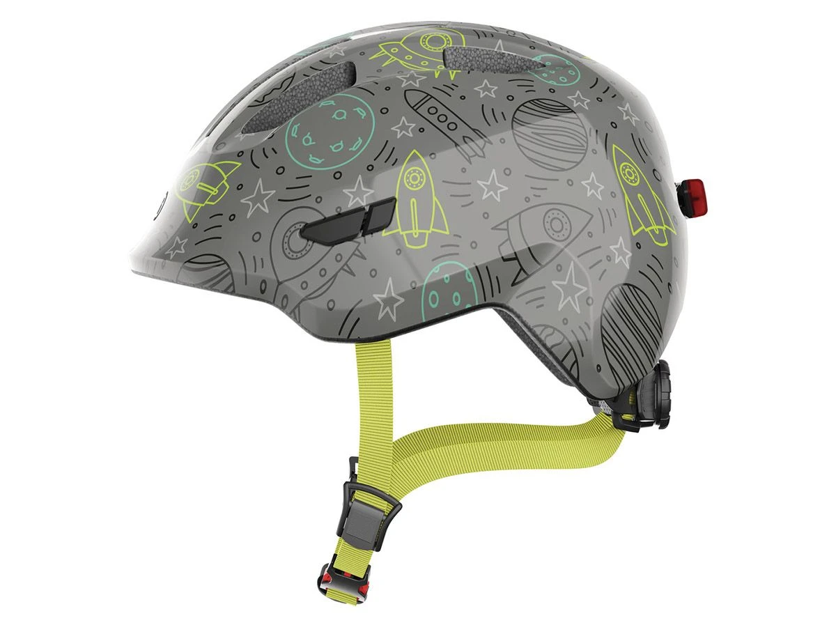 Abus Smiley 3.0 LED Grey Space Kinderfietshelm