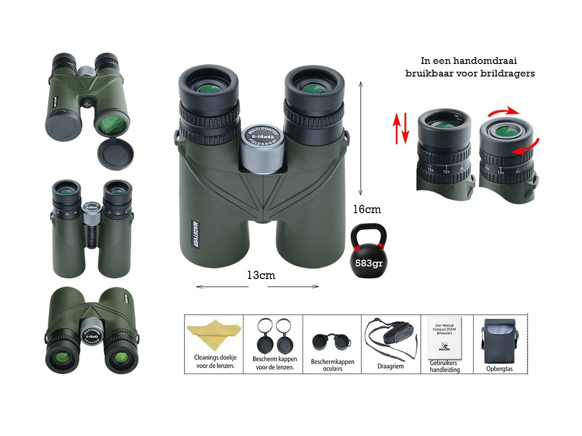 MacGyver 8-15 X 42 Verrekijker 7 MacGyver 8-15 X 42 Verrekijker - Afbeelding 5