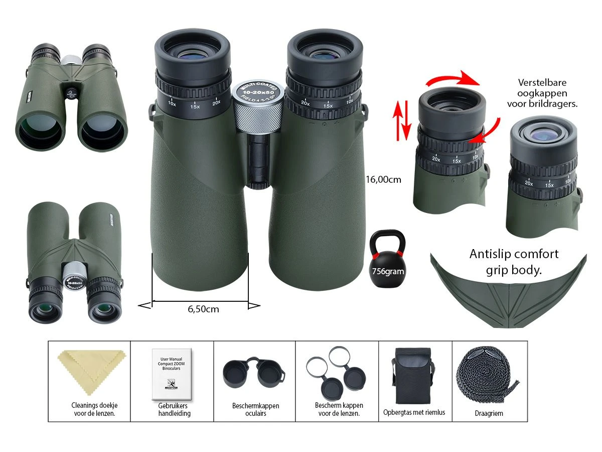 MacGyver 10-20 X 50 Verrekijker 5 MacGyver 10-20 X 50 Verrekijker - Afbeelding 3