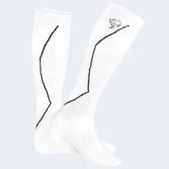 Black Snake Compression Fit Sport White Hardloopsokken -Kampeerartikelen Korting 64620a09102d53.69918404