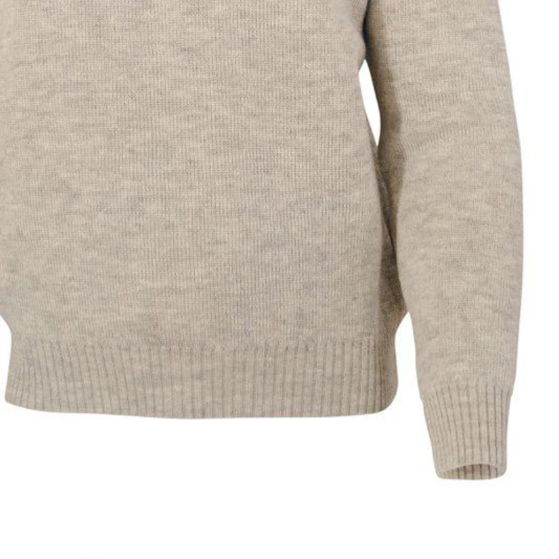 Ivanhoe Trui NLS Elm Birch Half Zip Ongeverfde Wol 7 Ivanhoe Trui NLS Elm Birch Half Zip Ongeverfde Wol - Afbeelding 5