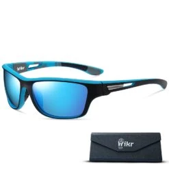 Hikr Gepolariseerde Zonnebril - Light Blue -Kampeerartikelen Korting 653a8613f17dd8.74391851