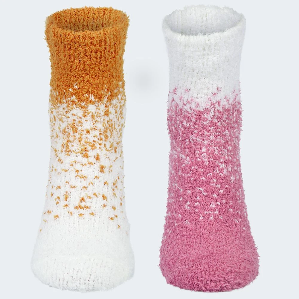 Black Snake Roze/Oranje 2-Pack Dames Gezellige Sokken 5 Black Snake Roze/Oranje 2-Pack Dames Gezellige Sokken - Afbeelding 3