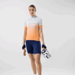 Loeffler Lively Vent Papaya Oranje Dames Fietsshirt -Kampeerartikelen Korting 65f4079de4b5a4.23889071