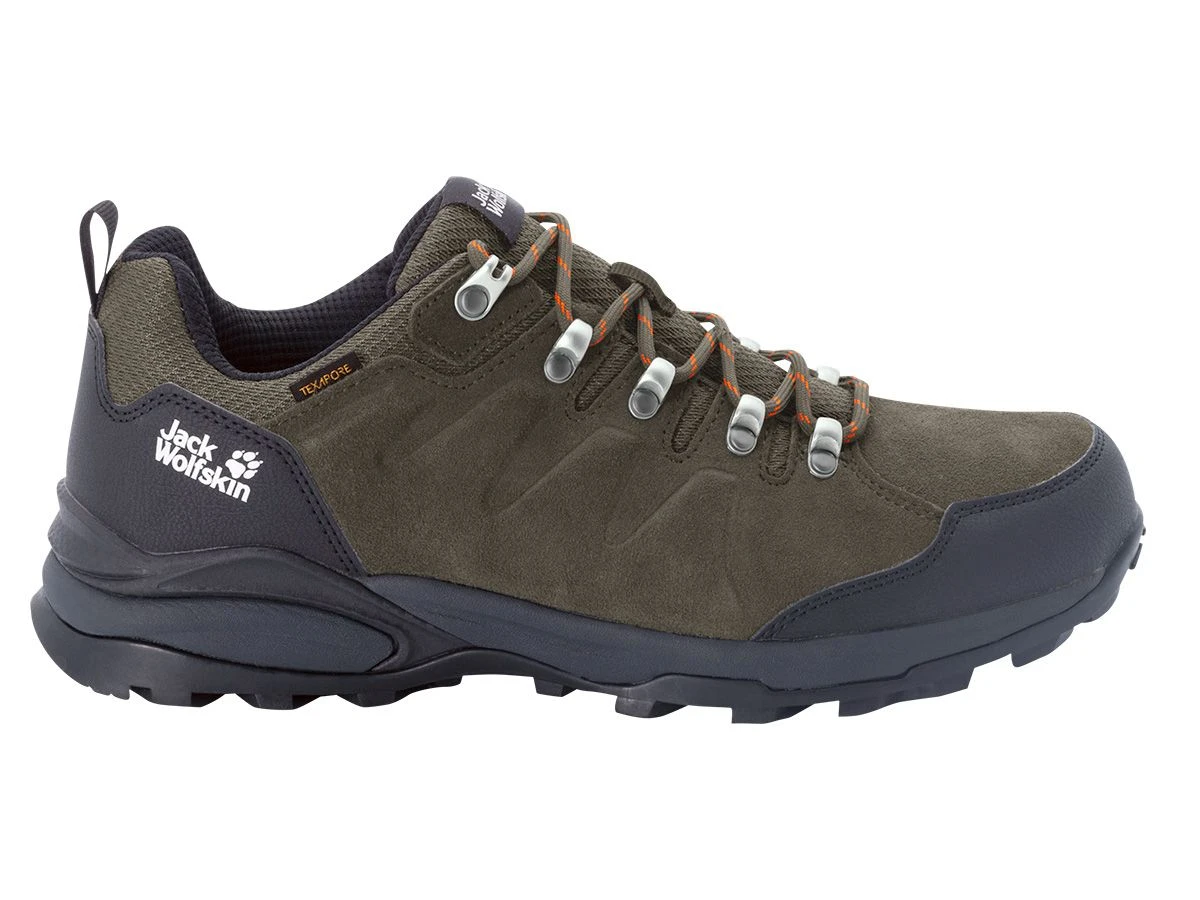 Jack Wolfskin Refugio Texapore Low Khaki Heren Wandelschoenen 3 Jack Wolfskin Refugio Texapore Low Khaki Heren Wandelschoenen