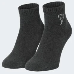 Black Snake 3-Pack Grey Pure Comfort Quarter Sneakersokken -Kampeerartikelen Korting 661503abd1f7a1.96723752