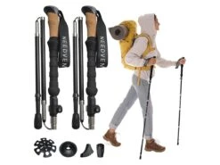 Merkloos Needventure Opvouwbare Nordic Walking Stokken -Kampeerartikelen Korting 6638aa58b933e2.83016850