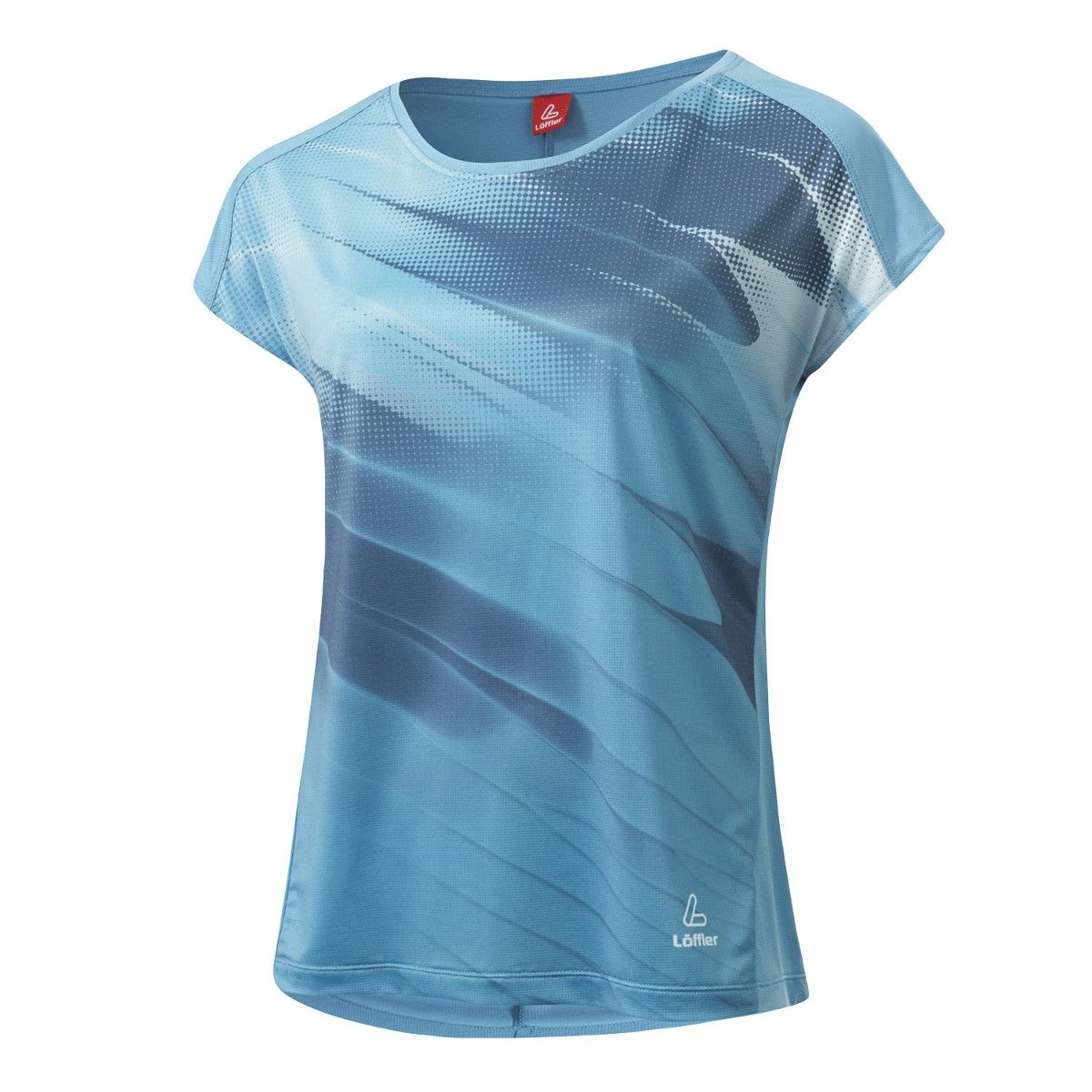 Loeffler Fairdust Blauw Dames Fietsshirt 3 Loeffler Fairdust Blauw Dames Fietsshirt