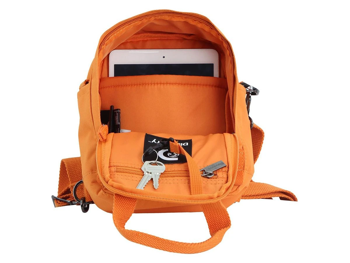 Merkloos Discovery Cave Schoudertas - Orange 5 Merkloos Discovery Cave Schoudertas - Orange - Afbeelding 3